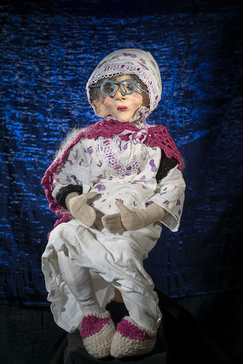 marionnette Grand-mère (BunRaku) - 58cm - marionnette de M.Lions