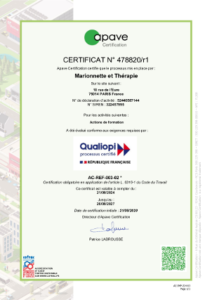 Certificat Qualiopi renouvellement 20/08/24